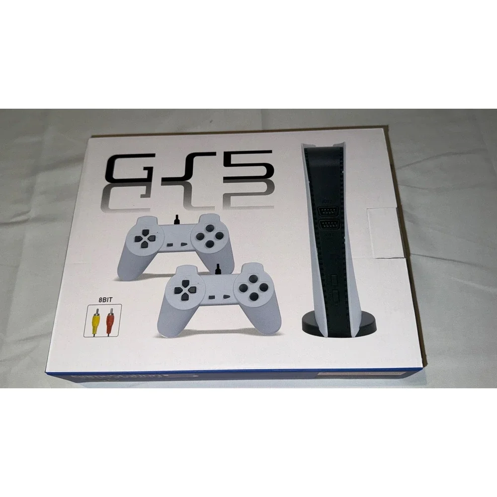 GameStation 5 GS5 8-Bit Retro Video Game Console 2 Controllers AV Output NIB